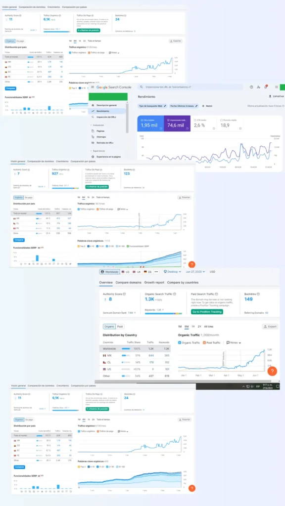 ejemplo de caso de éxito de SEO para empresa de contabilidad